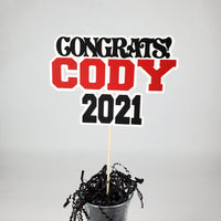 Congrats Grad Cake Topper
