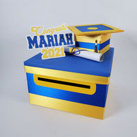 Royal Blue & Yellow Class of 2021 Party Box

