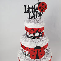 Little Ladybug Diaper Cake