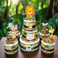 Jungle Safari Animal Diaper Cake Set