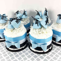 Bow Ties and Dress Shoes Mini Diaper Cake Set
