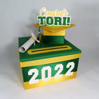 Green & Yellow Gold 2021 Card Box