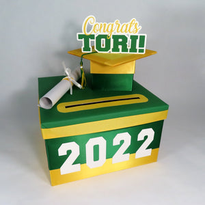 Green & Yellow Gold 2021 Card Box