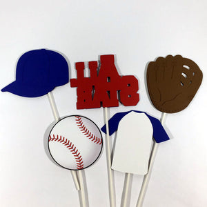 All Star Baseball Centerpiece Sticks