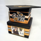 Black and Gold Graduation Card Box