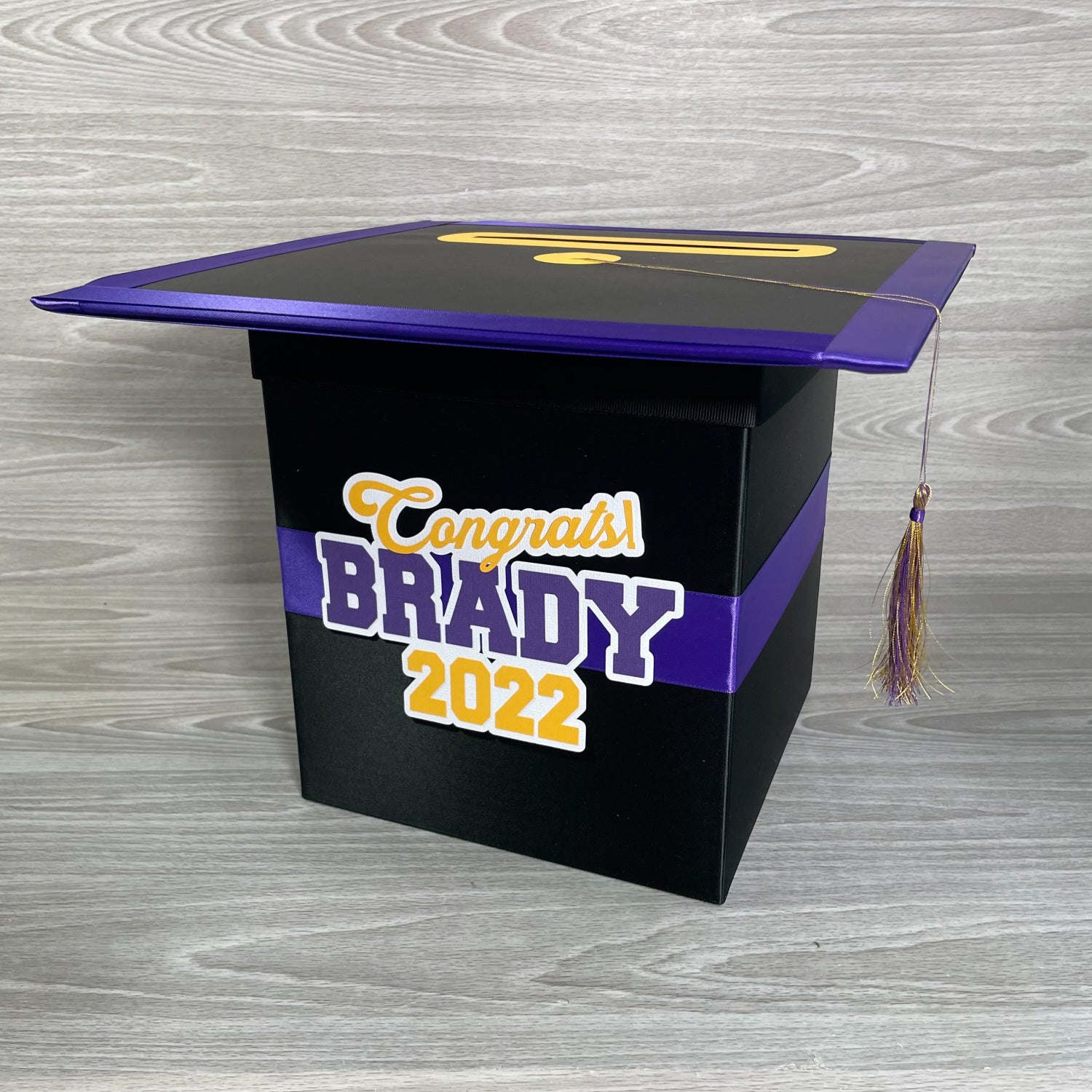 Graduation World Store Purple And Gold Graduation Cap