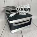Black & Silver Graduation Card box