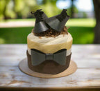 Bow Ties and Dress Shoes Mini Diaper Cake Set