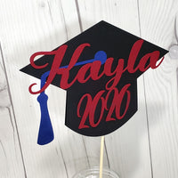 Personalized Graduation Cake Topper
