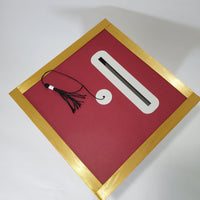 Graduation Cap Card Box - Maroon, Gray, Gold