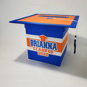 Orange & Blue Graduation Party Box