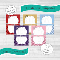 Design Templates for Baby Shower or Birthday