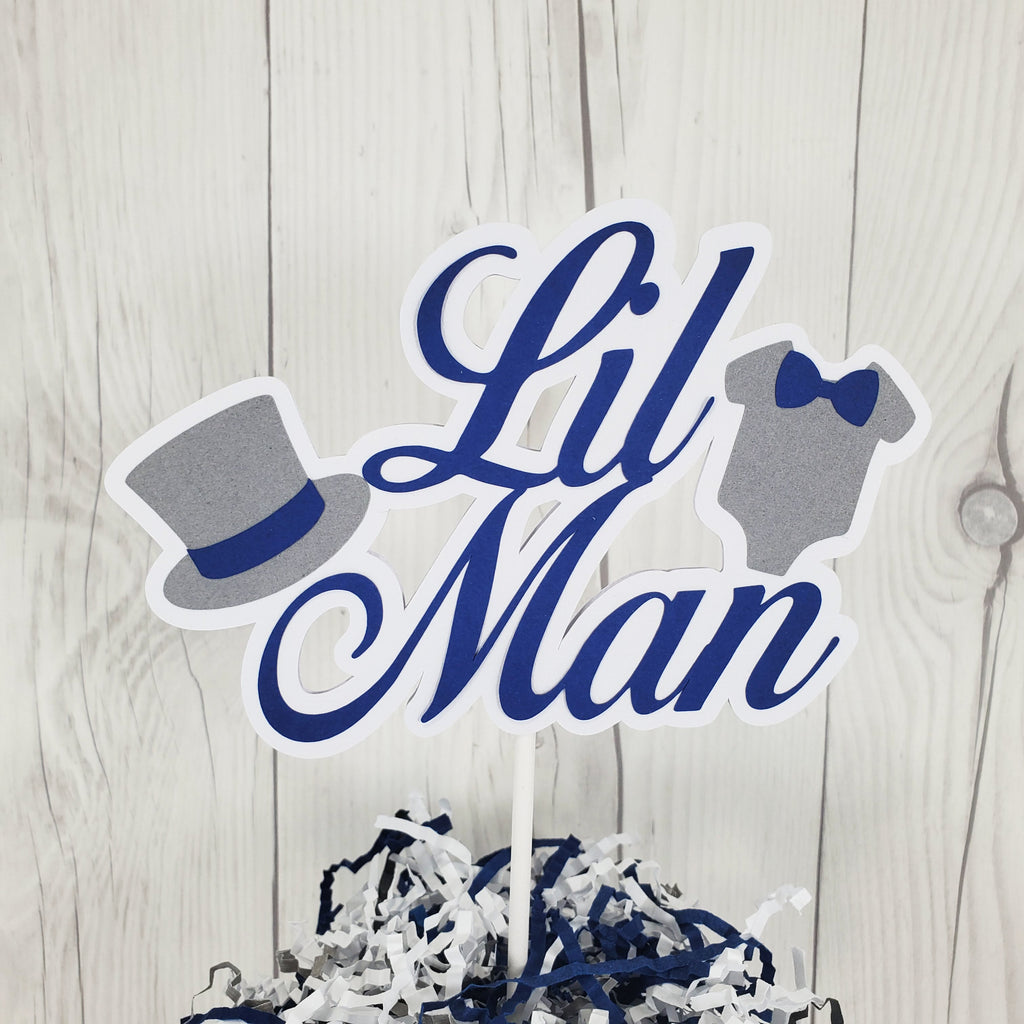 Lil Man Cake Topper
