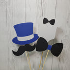 Little Man Party Sticks - Navy, Gray, Black