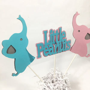 Little Peanuts Centerpiece Sticks - Pink, Blue, Gray