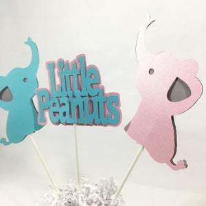 Little Peanuts Centerpiece Sticks - Pink, Blue, Gray