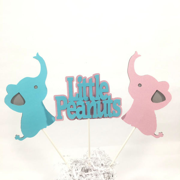 Blue & Pink Little Peanuts Centerpiece Sticks