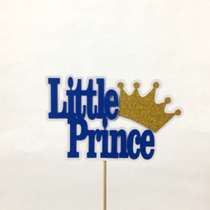 Little Prince Cake Topper - Royal Blue