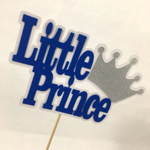 Little Prince Cake Topper - Royal Blue