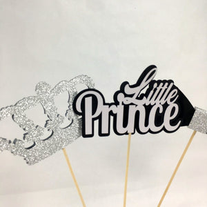 Little Prince Centerpiece Sticks - Black