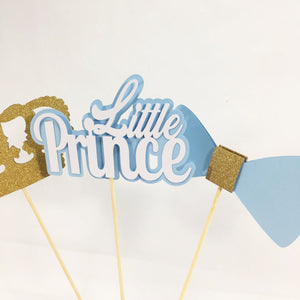 Little Prince Centerpiece Sticks - Light Blue