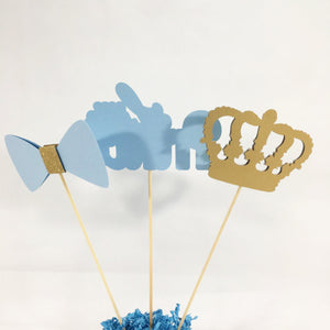 Little Prince Centerpiece Sticks - Light Blue