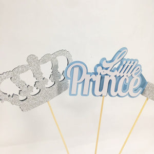 Little Prince Centerpiece Sticks - Light Blue