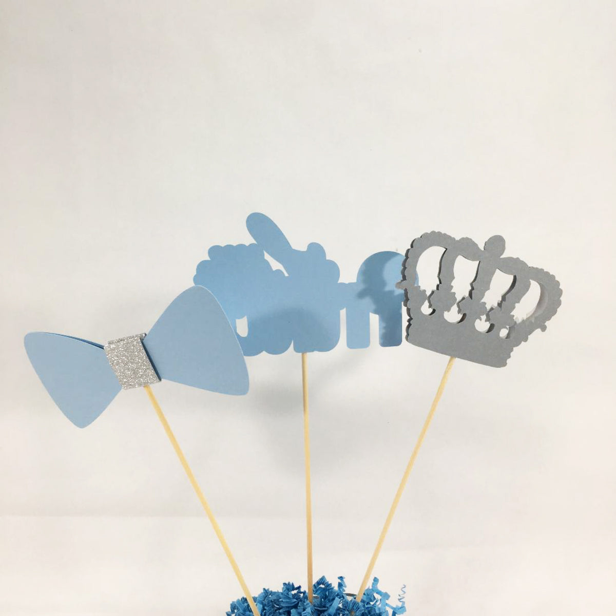 Little Prince Centerpiece Sticks - Light Blue