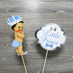 Light Blue & Silver Little Prince Cake Topper