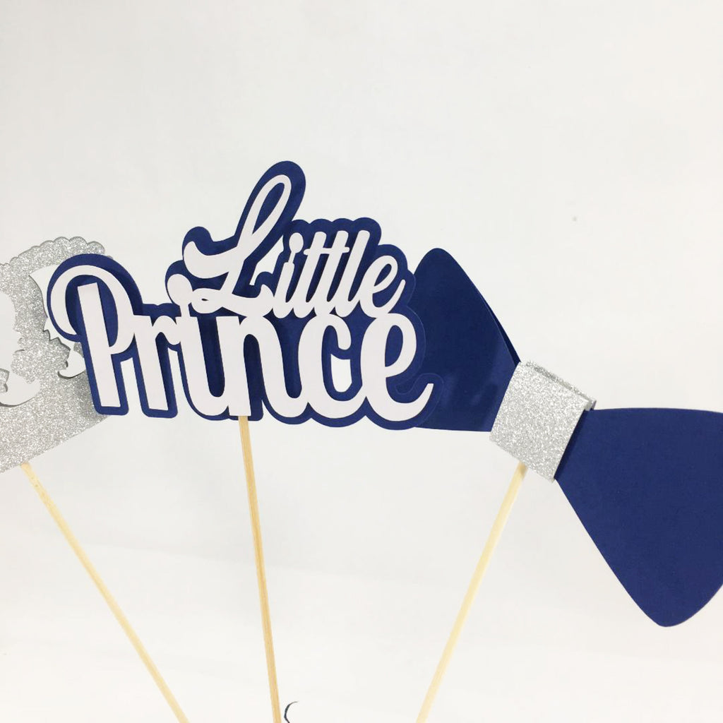 Little Prince Centerpiece Sticks - Navy