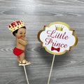 Red & Gold Little Prince Centerpiece Sticks