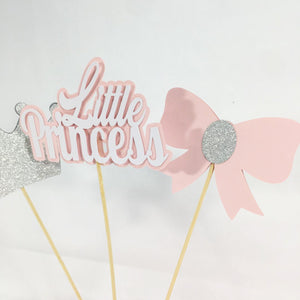 Little Princess Centerpiece Sticks - Light Pink