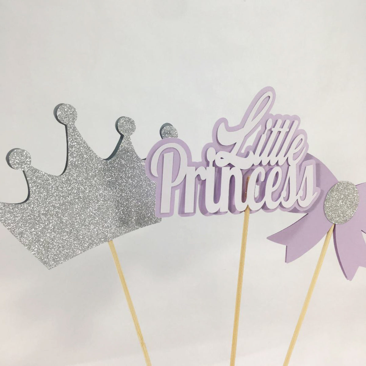 Little Princess Centerpiece Sticks - Lilac