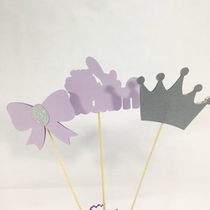 Little Princess Centerpiece Sticks - Lilac