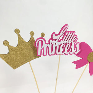 Little Princess Centerpiece Sticks - Pink