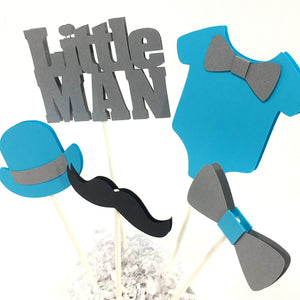 Little Man Sticks - Sky Blue, Gray - Ready to Ship