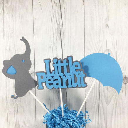 Blue & Gray Little Peanut Centerpiece Sticks
