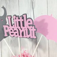 Little Peanut Centerpiece Sticks - Pink, Gray
