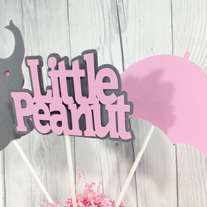 Little Peanut Centerpiece Sticks - Pink, Gray