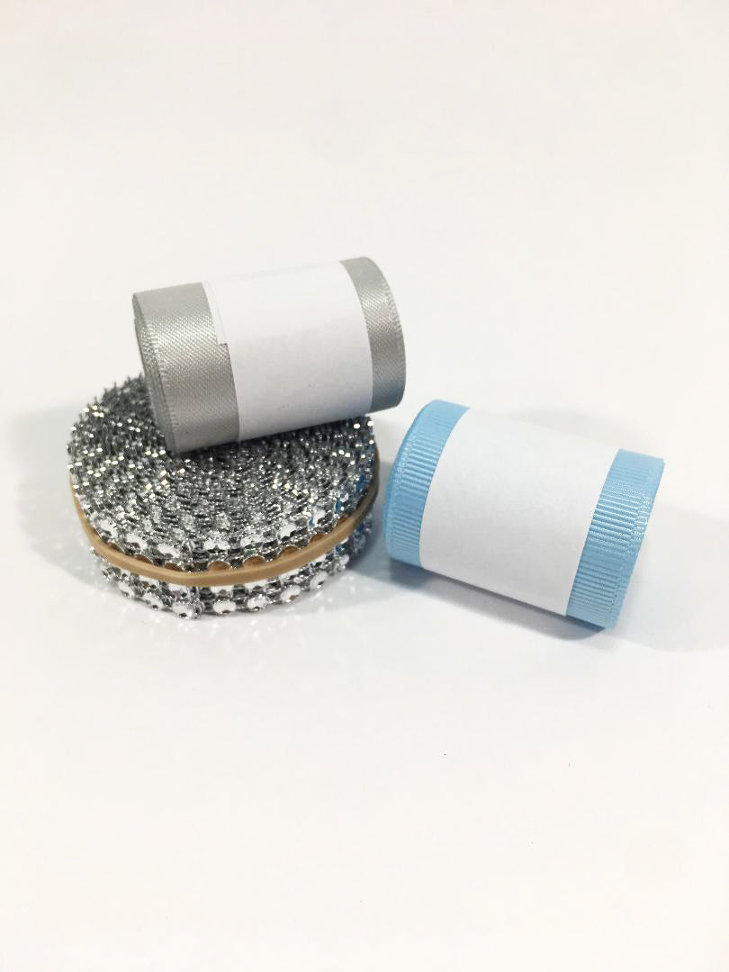 Little Prince Diaper Cake Kit - Light Blue & Silver