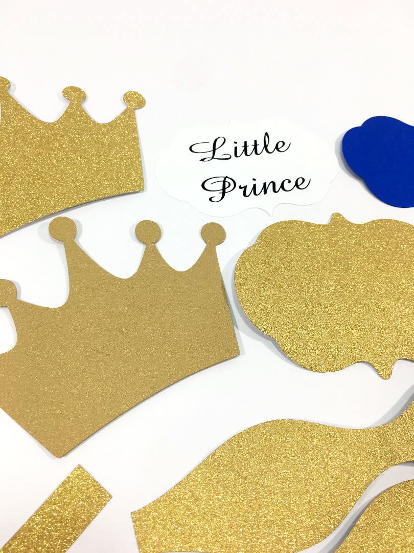 Little Prince Diaper Cake Kit - Royal Blue & Gold