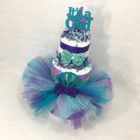 Mermaid Tutu Diaper Cake
