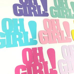 Oh Girl Paper Cutouts