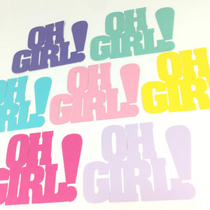 Oh Girl Word Cutouts