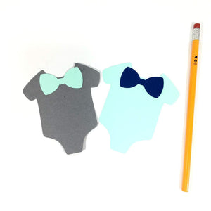 Baby T-Shirt with Bow Tie Cutouts