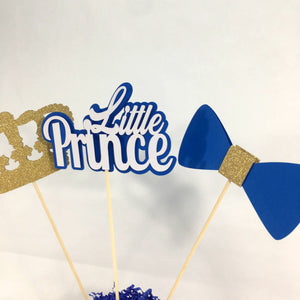 Little Prince Centerpiece Sticks - Royal Blue