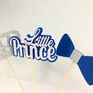 Little Prince Centerpiece Sticks - Royal Blue