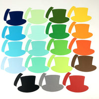 Paper Top Hat Cutouts
