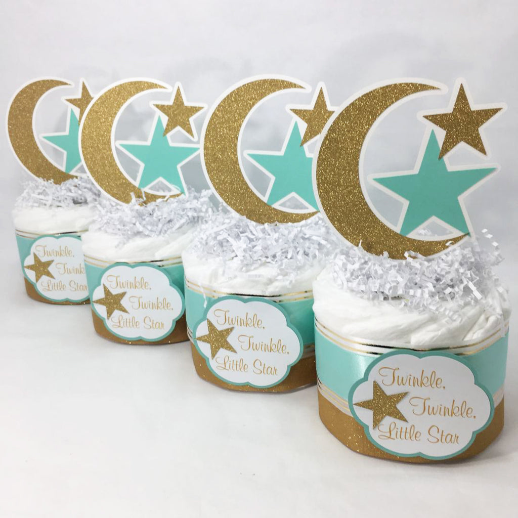 Twinkle, Twinkle, Little Star Mini Diaper Cakes